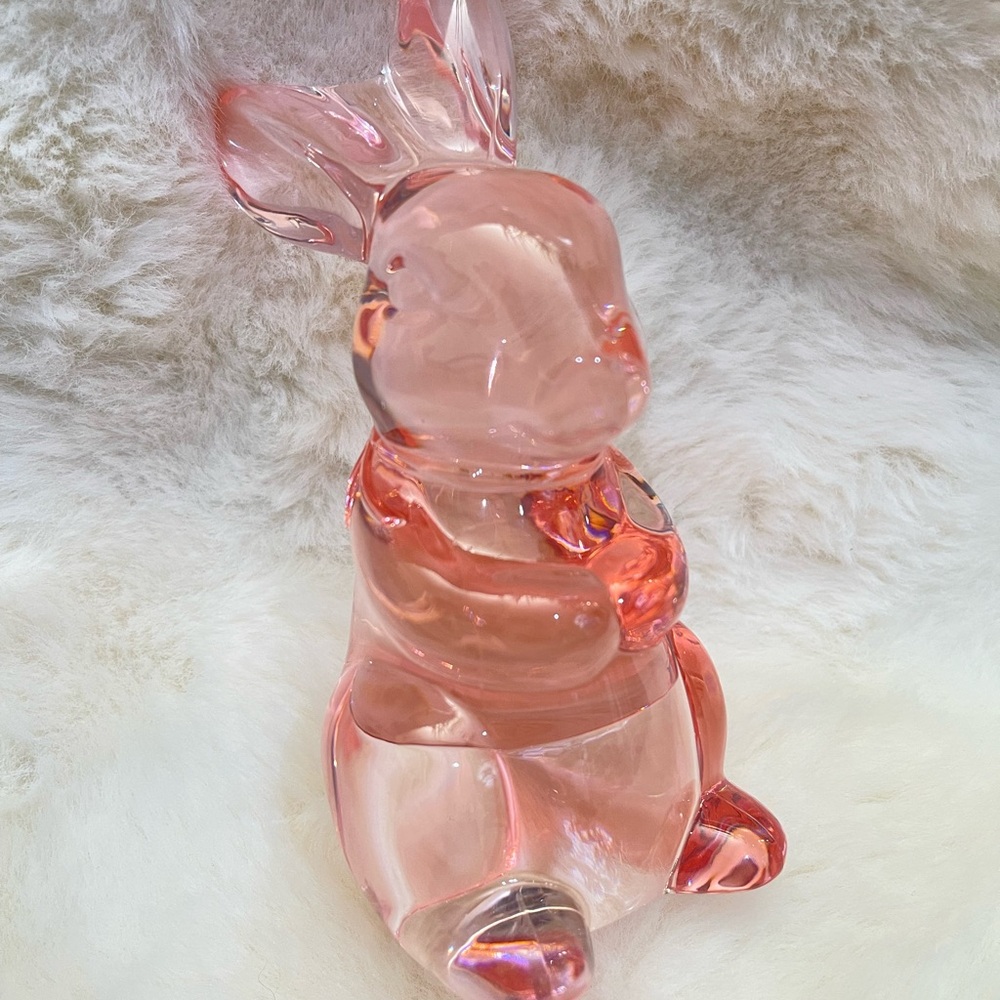 Easter Acrylic Decorative Bunny Figural Pink - Spritz